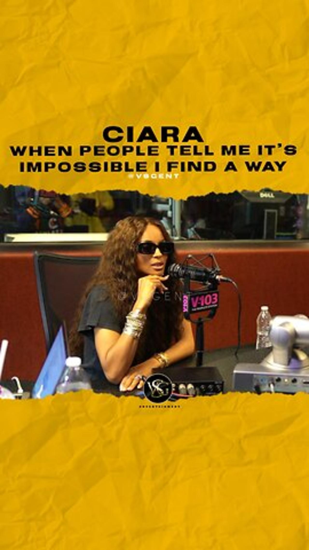 @ciara When people tell me it’s impossible I find a way