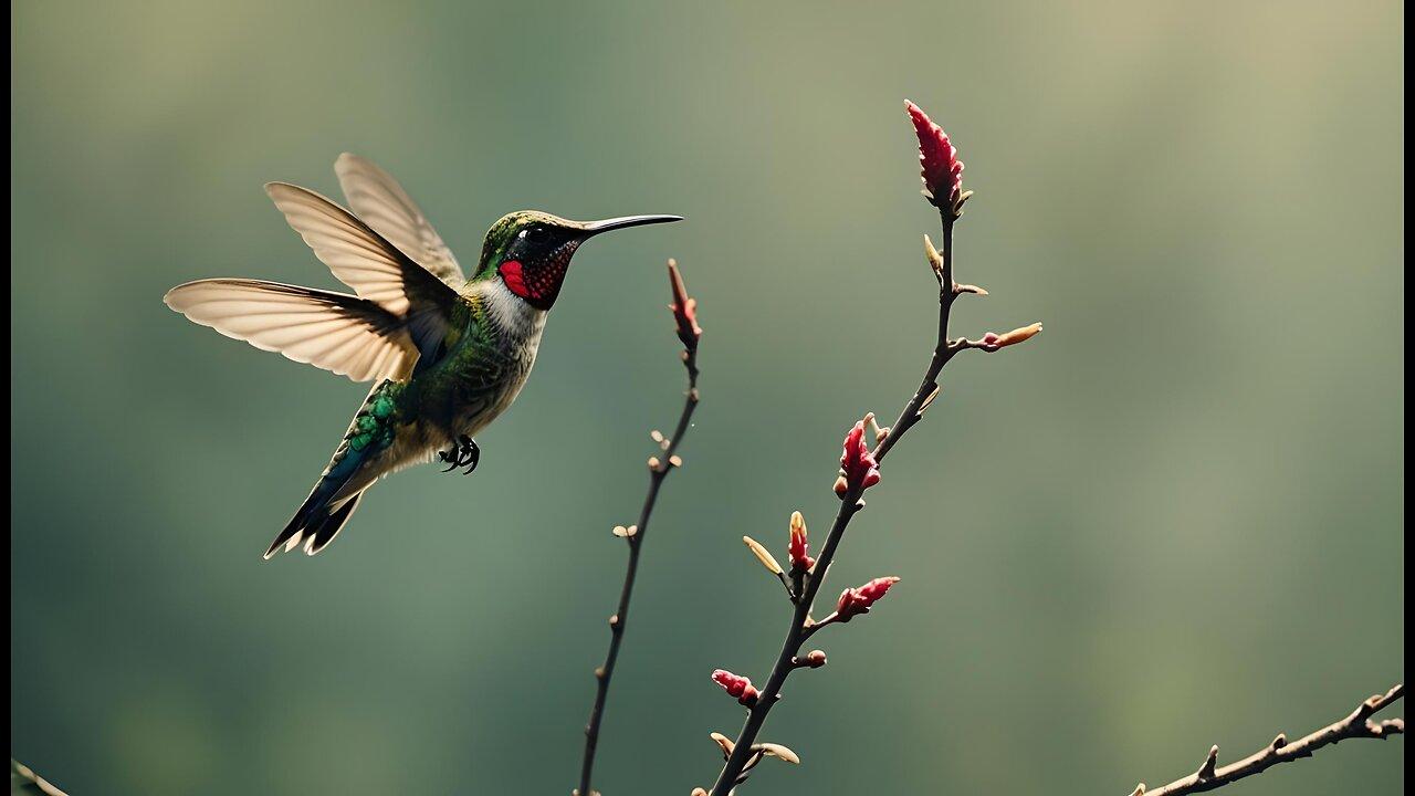 hummingbirds and nesting birds