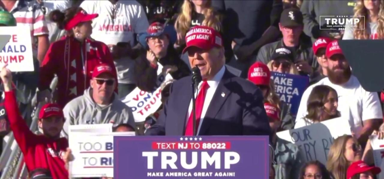 PRESIDENT TRUMP IN WILDWOOD NEW JERSEY