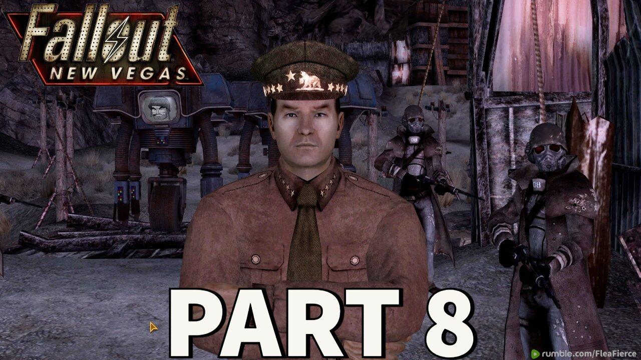 FALLOUT: NEW VEGAS Gameplay Walkthrough Part 8 ENDING [PC] - No Commentary