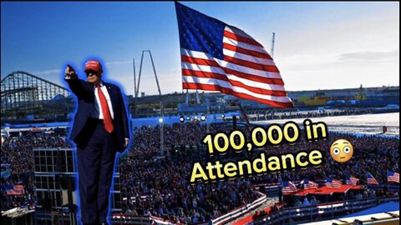 RECORD BREAKING Trump Rally in Blue State