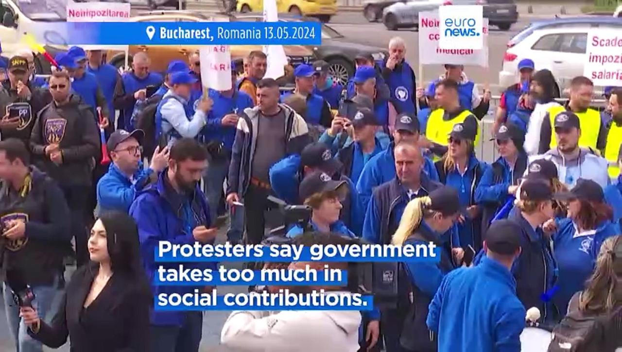 Romanian workers demand lower taxation