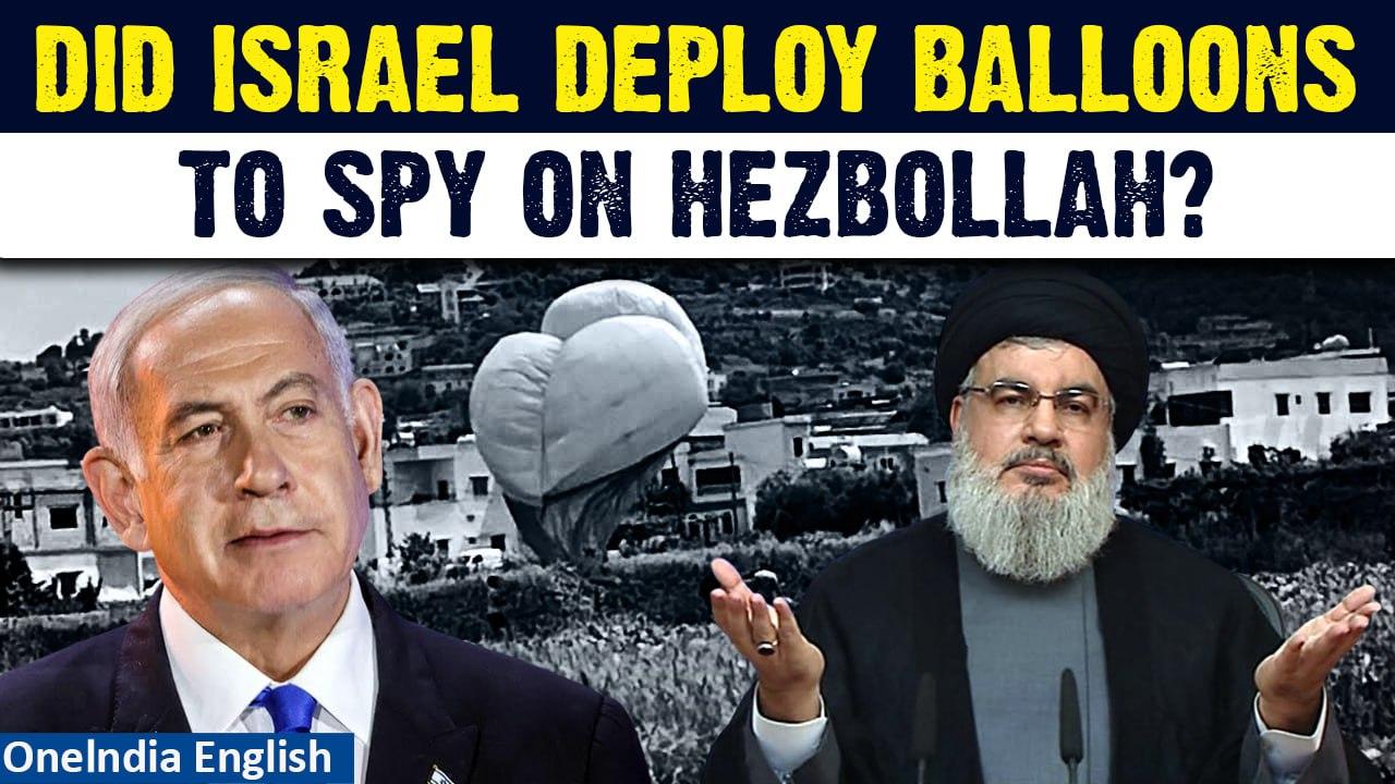 Watch Islamic Resistance Downs Israeli Spy balloon in Adamit As Hezbollah Pounds IDF Bases