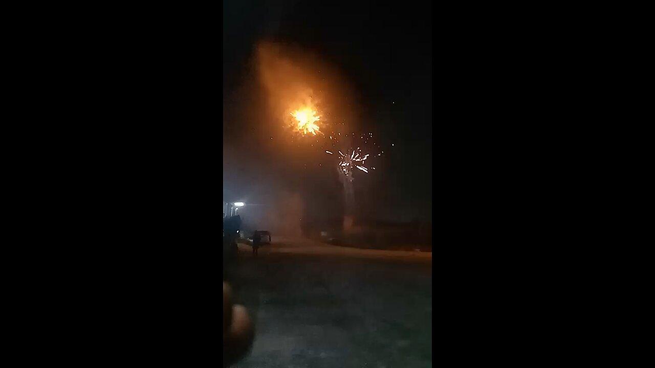 New year fireworks video 1