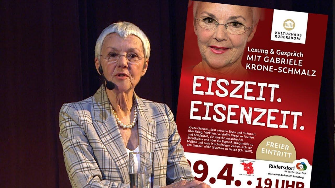 Vortrag Gabriele Krone-Schmalz - Eiszeit. Eisenzeit.🙈🐑🐑🐑 COV ID1984