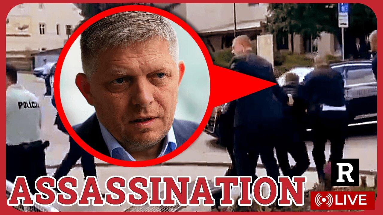 ASSASSINATION ATTEMPT! SLOVAKIA'S PRIME MINISTER ROBERT FICO SHOT IN HEAD, LIFE SUPPORT | Redacted