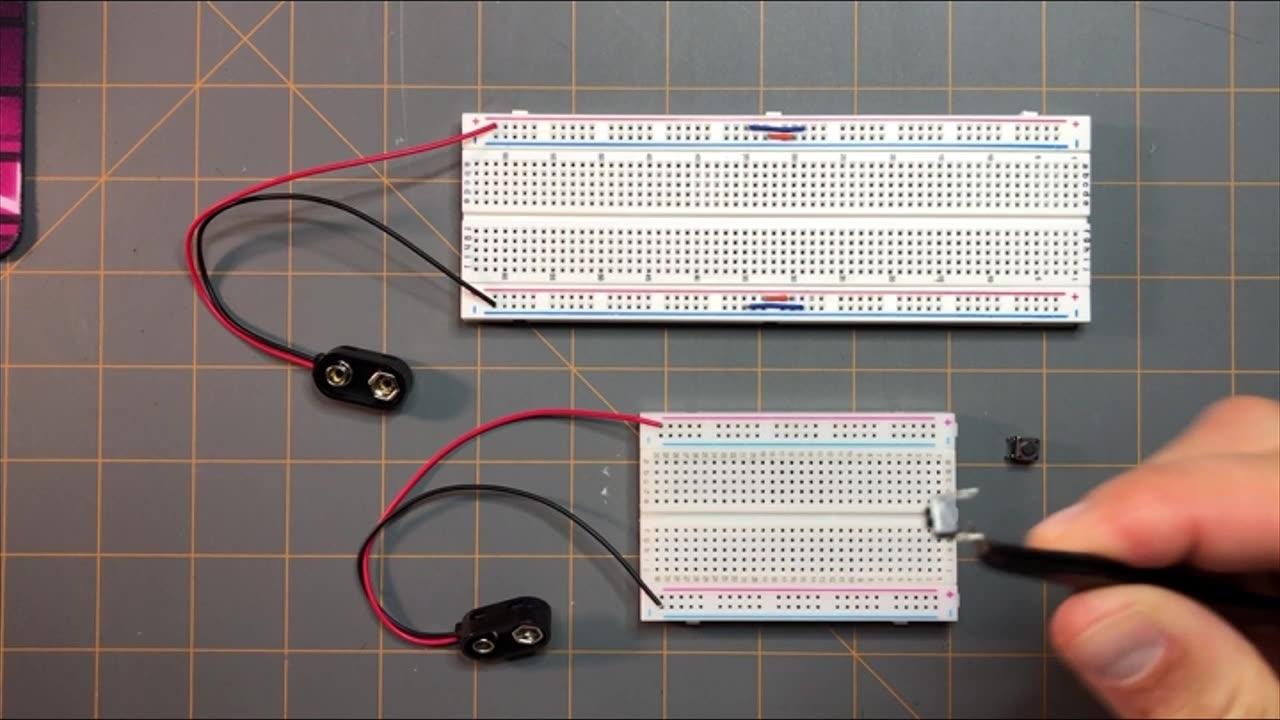 Adding a Push-Button Switch - Step 3: A Simple Switch Circuit