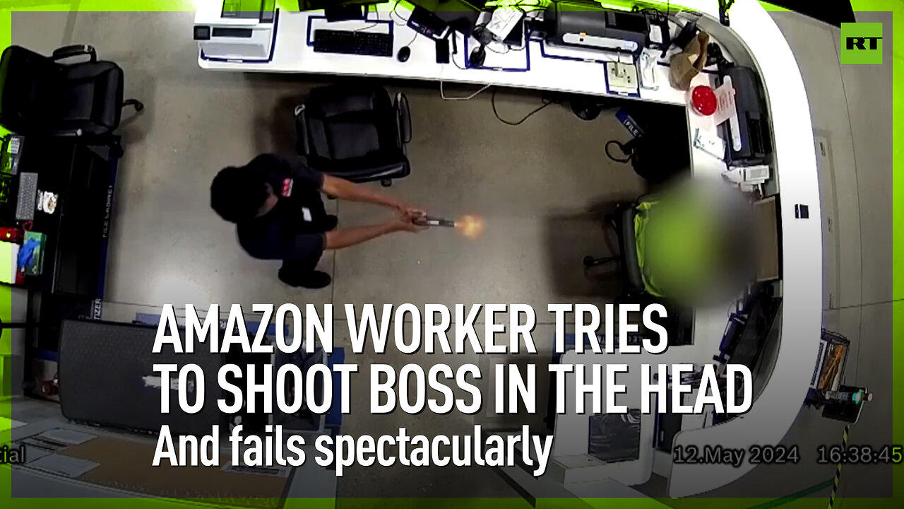 Amazon worker tries to shoot boss in the head