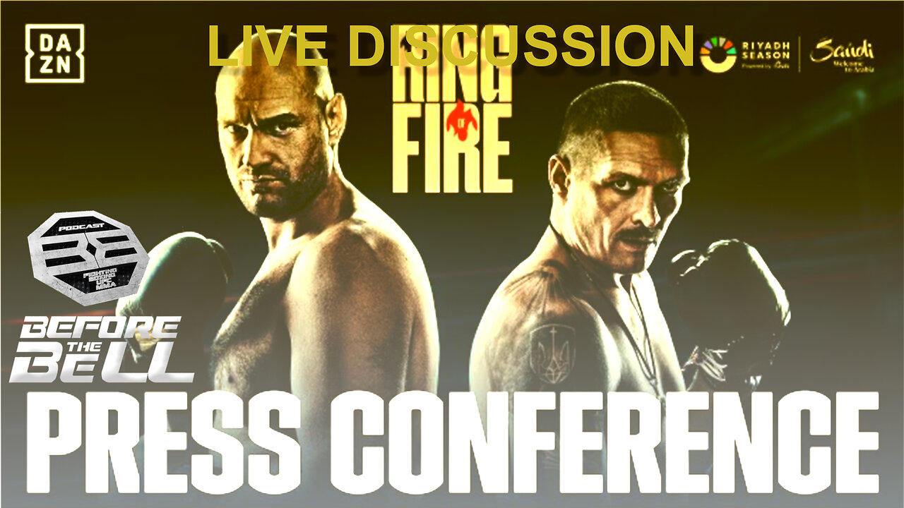 Tyson Fury vs Oleksandr Usyk: Final Press Conference | LIVE COMMENTARY