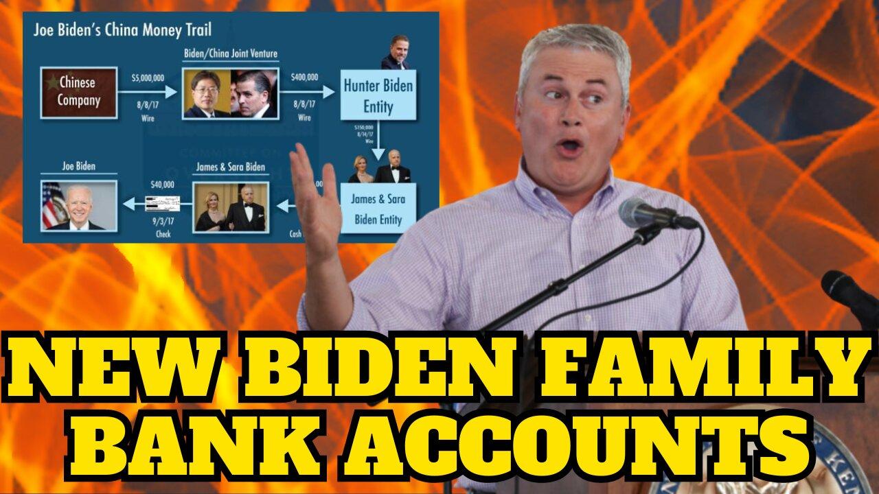 Comer Finds New Biden Family Bank Accounts, Issues Subpoena For Hunter Bank Records