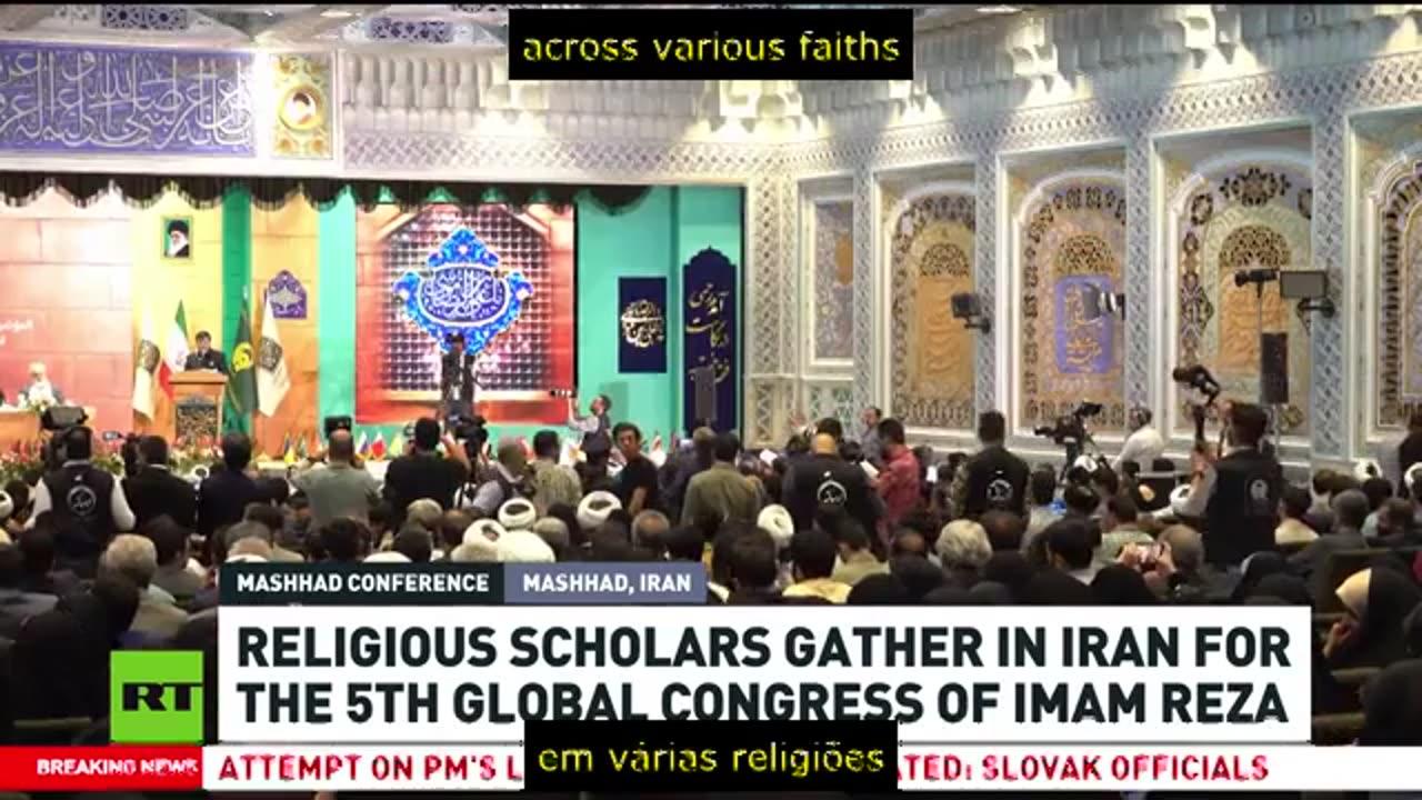 Crise em Gaza apresentada em conferência religiosa de Mashhad, no Irã