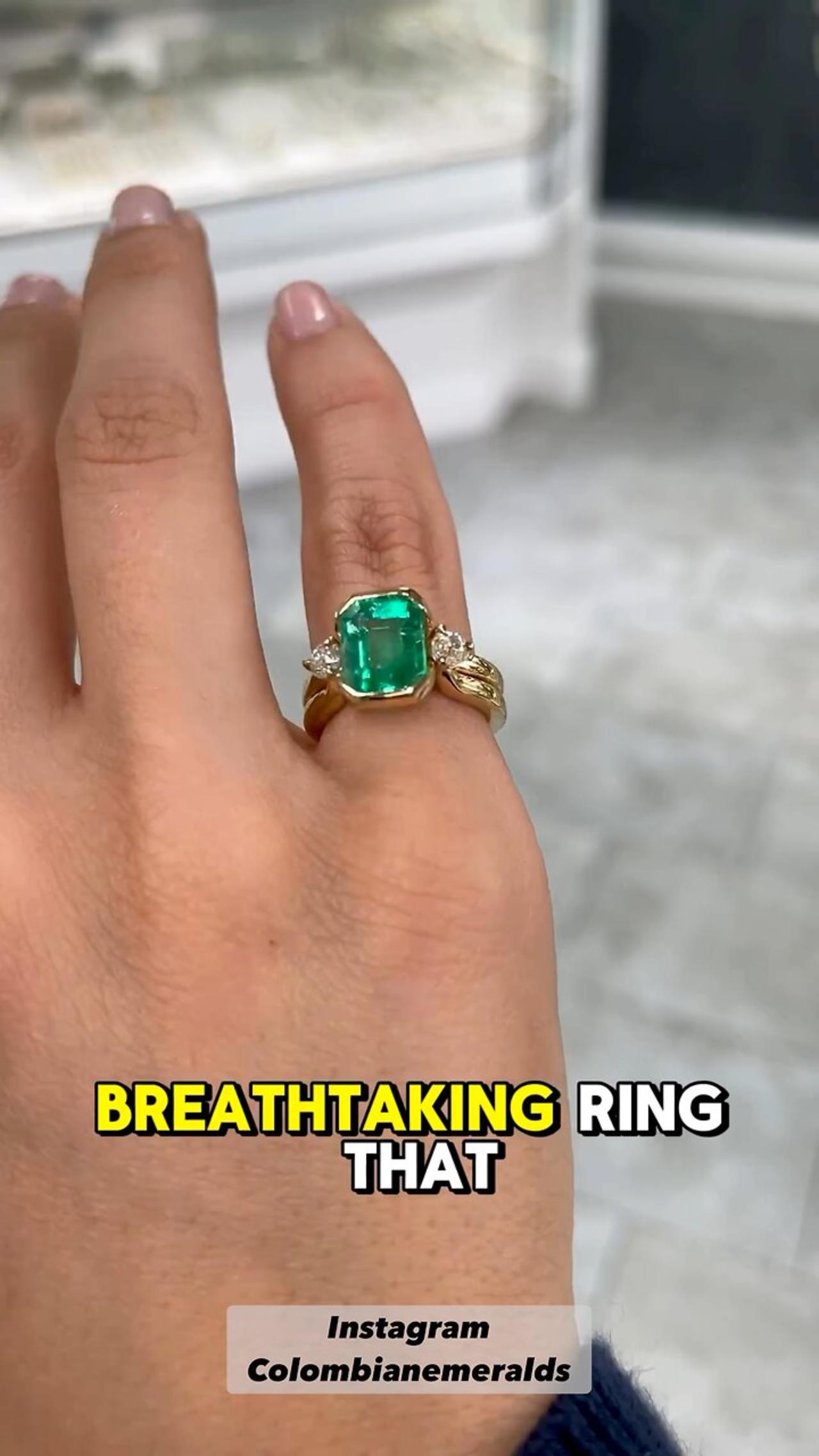 Self Taught Jeweler Making a three stone Gold emerald & diamond Ring I Lost Wax Casting Method