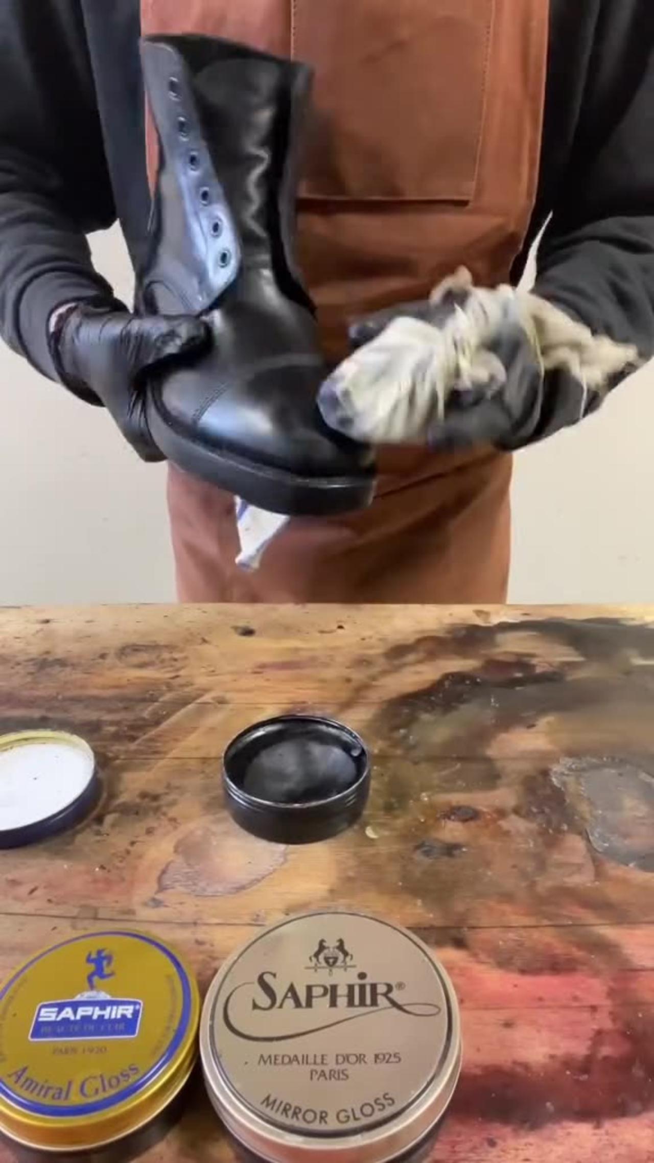 How To Mirror Shine on Boots
