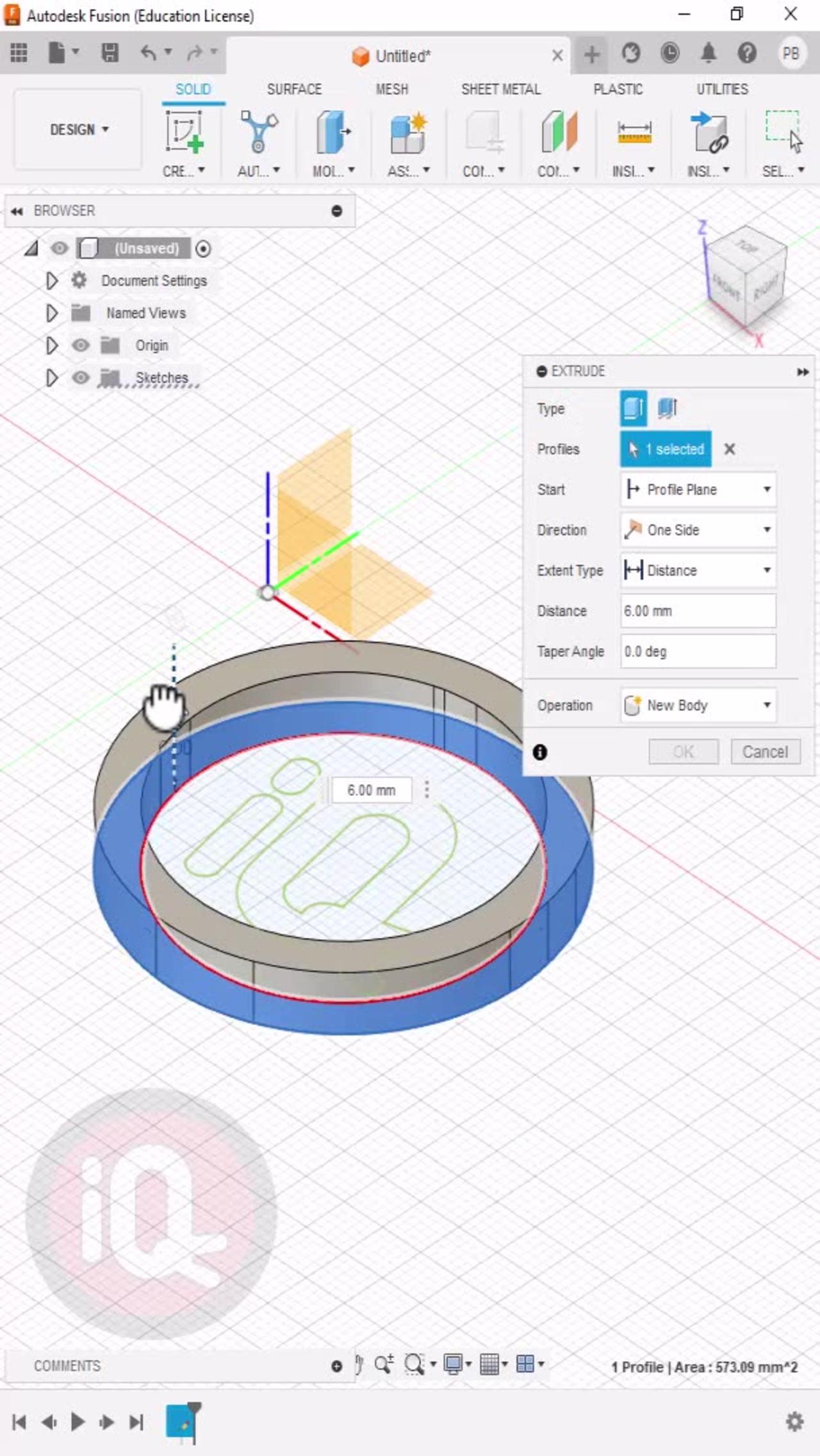 Fusion 360: How to import an SVG file