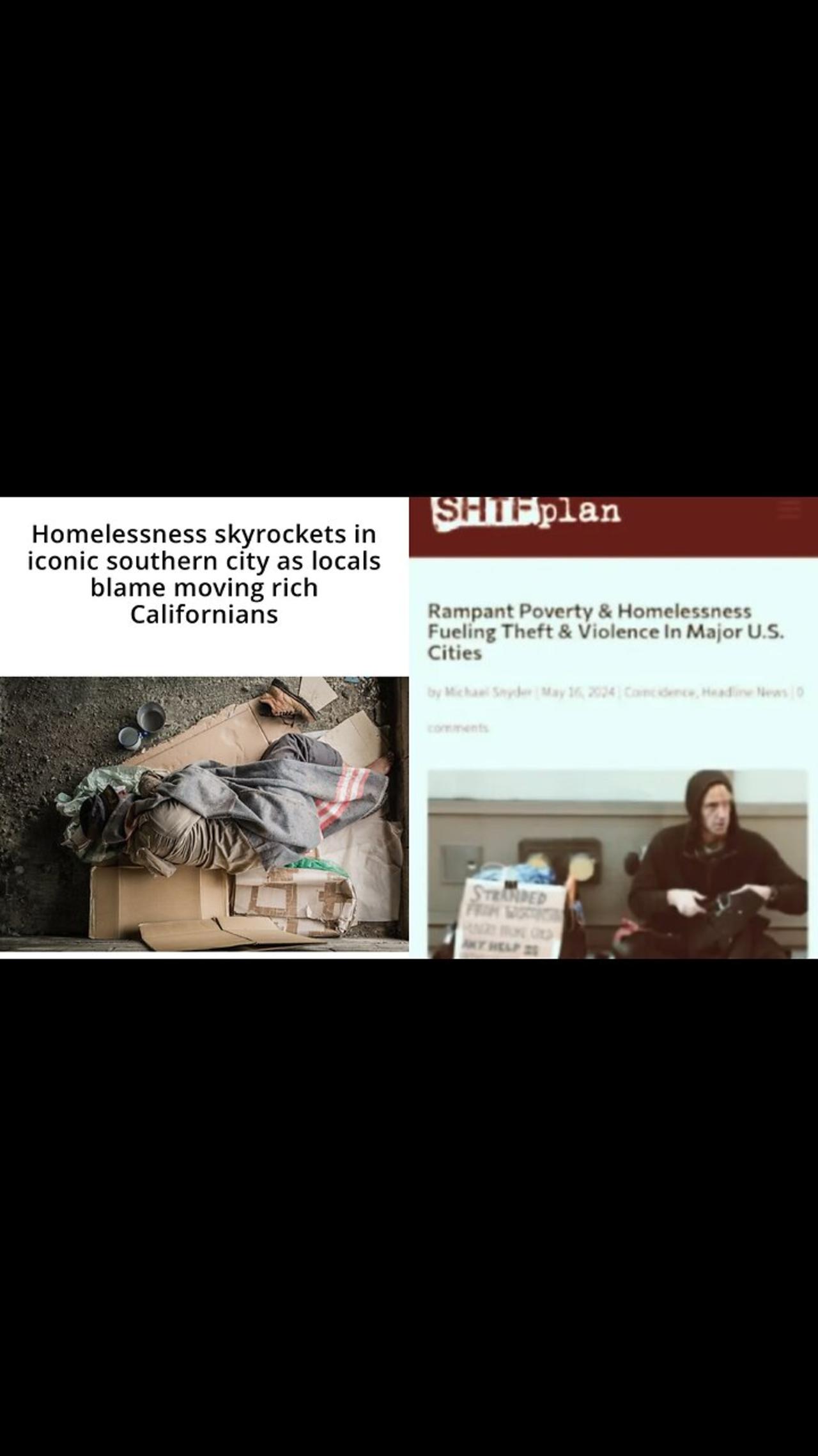 Rampant Poverty & Homelessness Fueling Theft + Violence in Major U.S. Cities