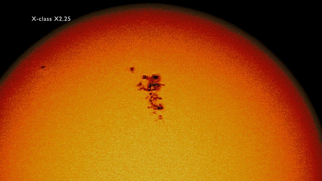 The Sun Moments ago Aggressive & Filled with Spots during G2 Storm right now