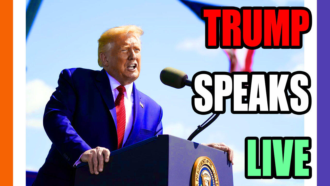 🔴LIVE: Trump Speaks Live followed by A FULL SHOW 🟠⚪🟣