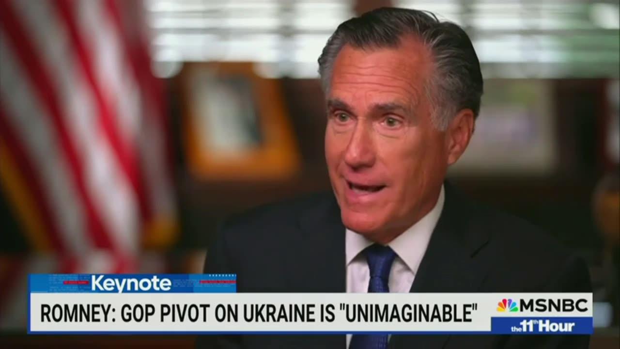 Mitt Romney Tells MSBNC: “I Laugh at the Phrase America First”