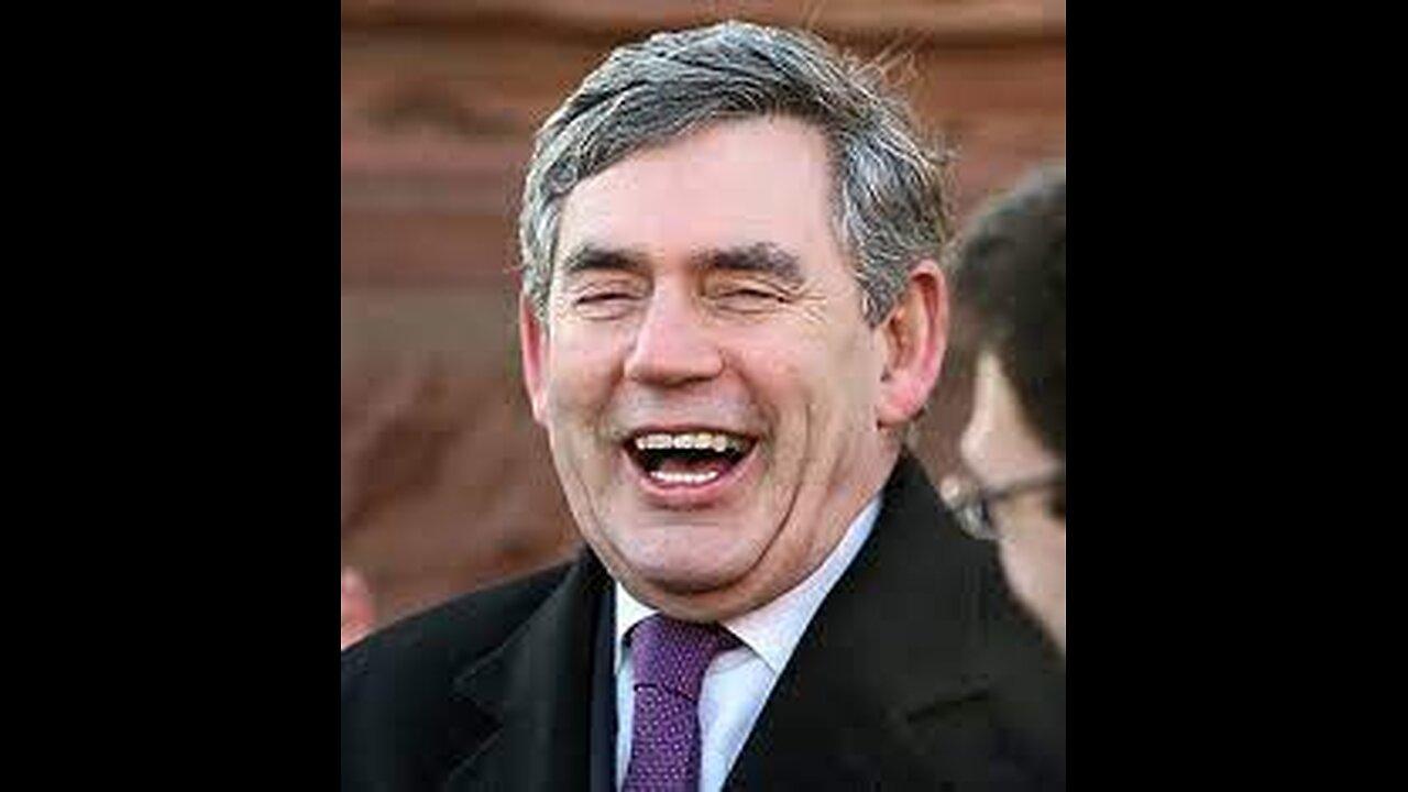 GORDON BROWN dug up to SHILL for the WHO!
