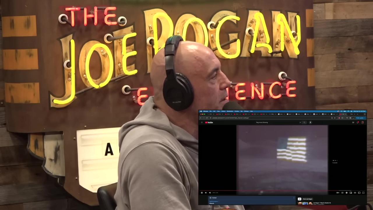 Joe Rogan It's Obvious The Videos From The Moon Are Fake