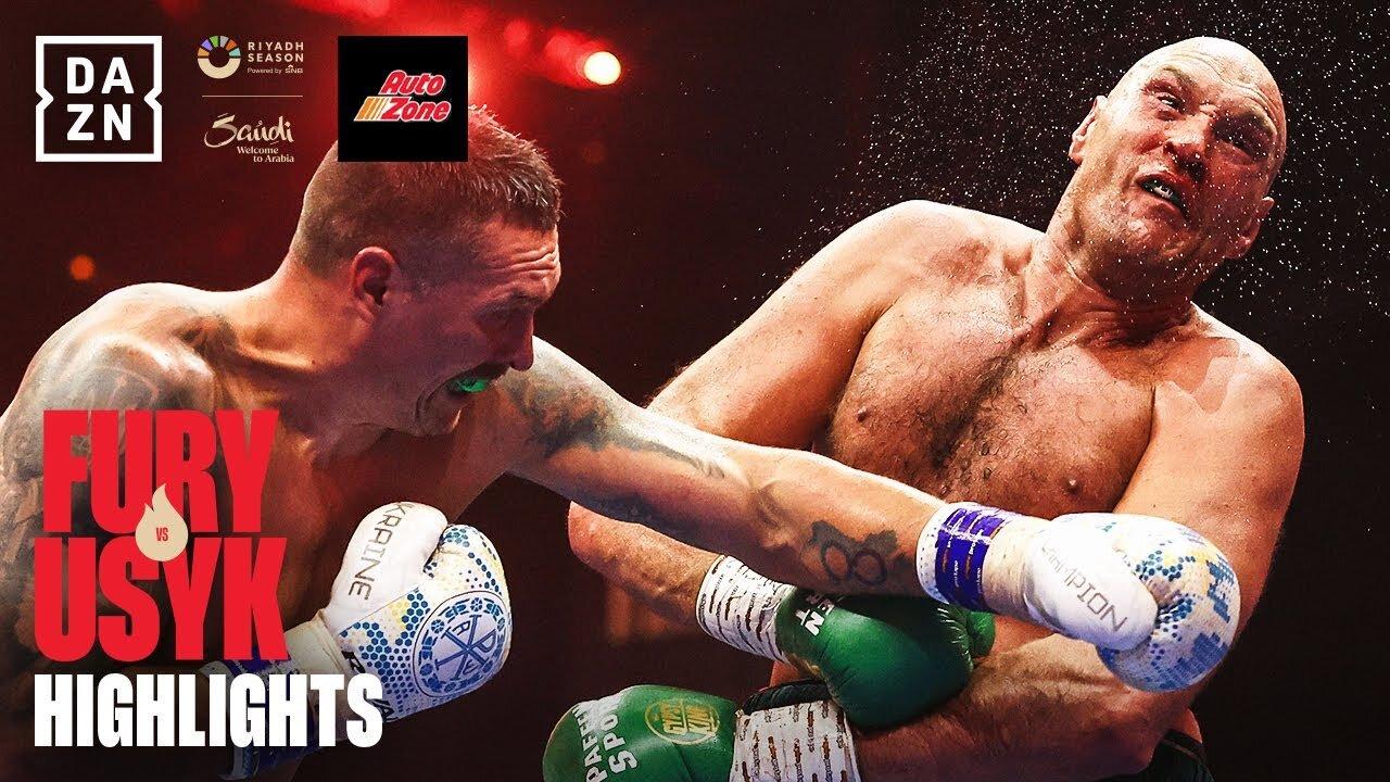 Tyson Fury vs. Oleksandr Usyk Fight Highlights