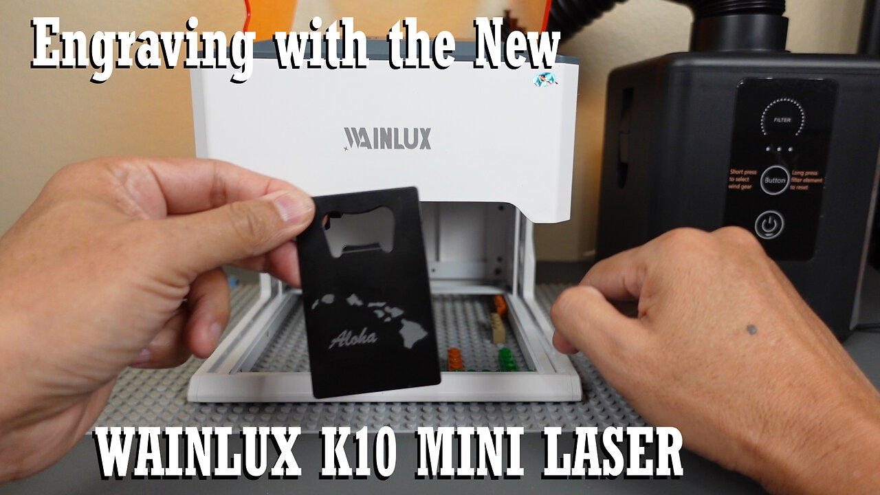 Engraving with the New WAINLUX K10 Mini Laser Engraver