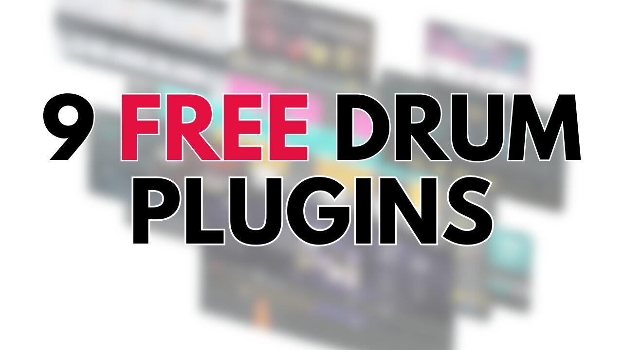 9 FREE DRUM PLUGINS VST/AU (2024) Acoustic Drum Kits EZ Drummer Alternatives