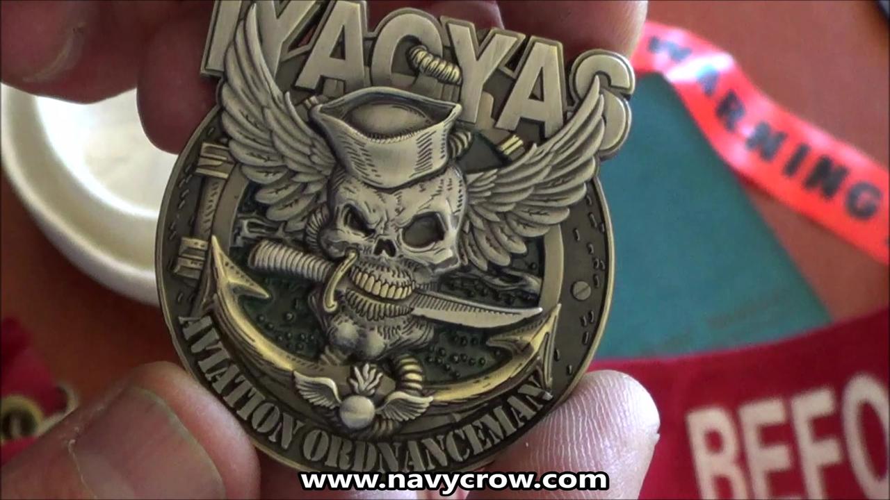 US Navy Aviation Ordnanceman Navy Rate Veteran Collectible Challenge Coin