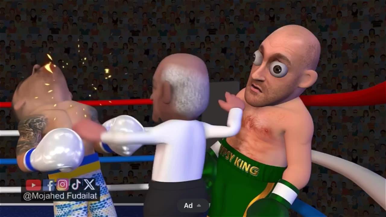 Oleksandr Usyk vs Tyson Fury  ( animation )