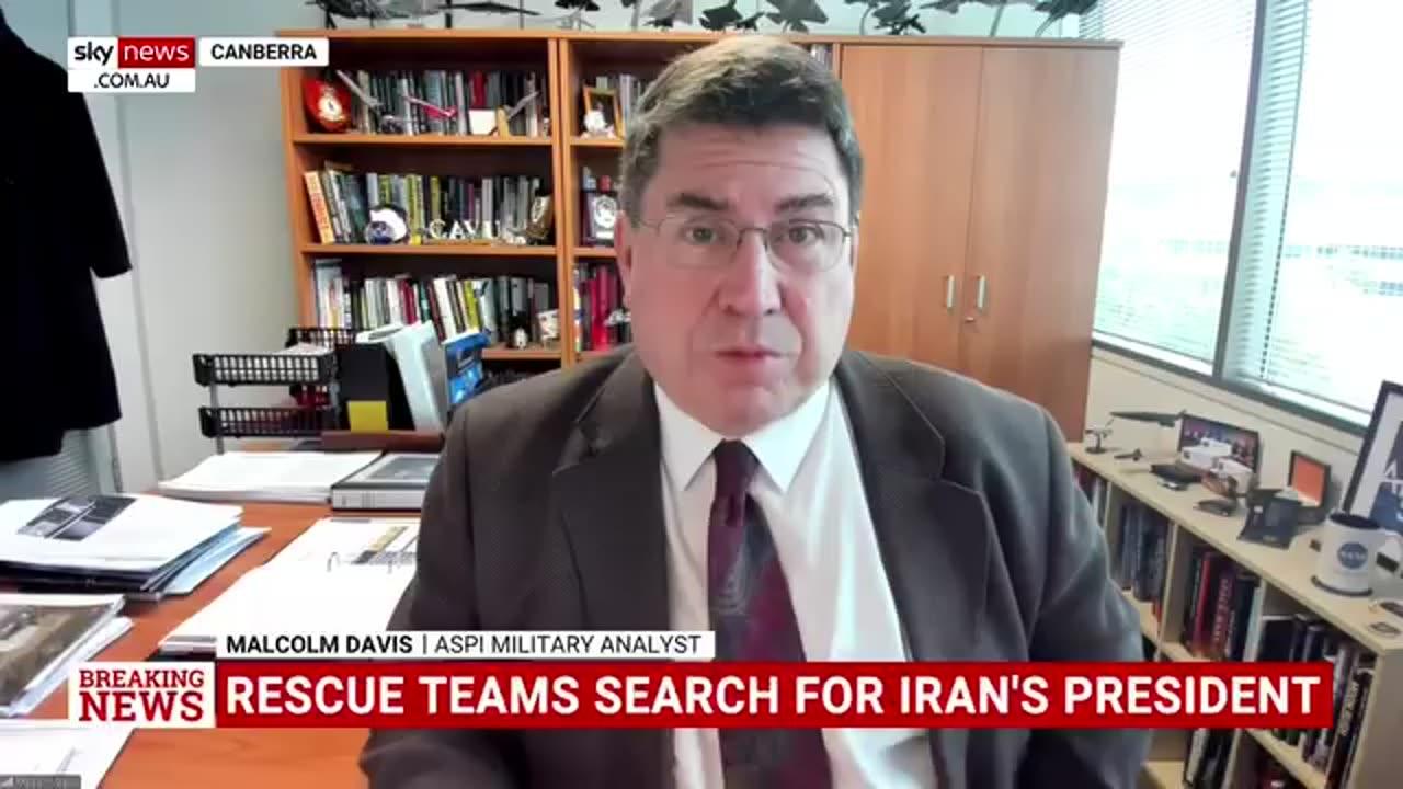 Breaking News 'No indication'Israel is behind helicopter crash involving Iran's President...