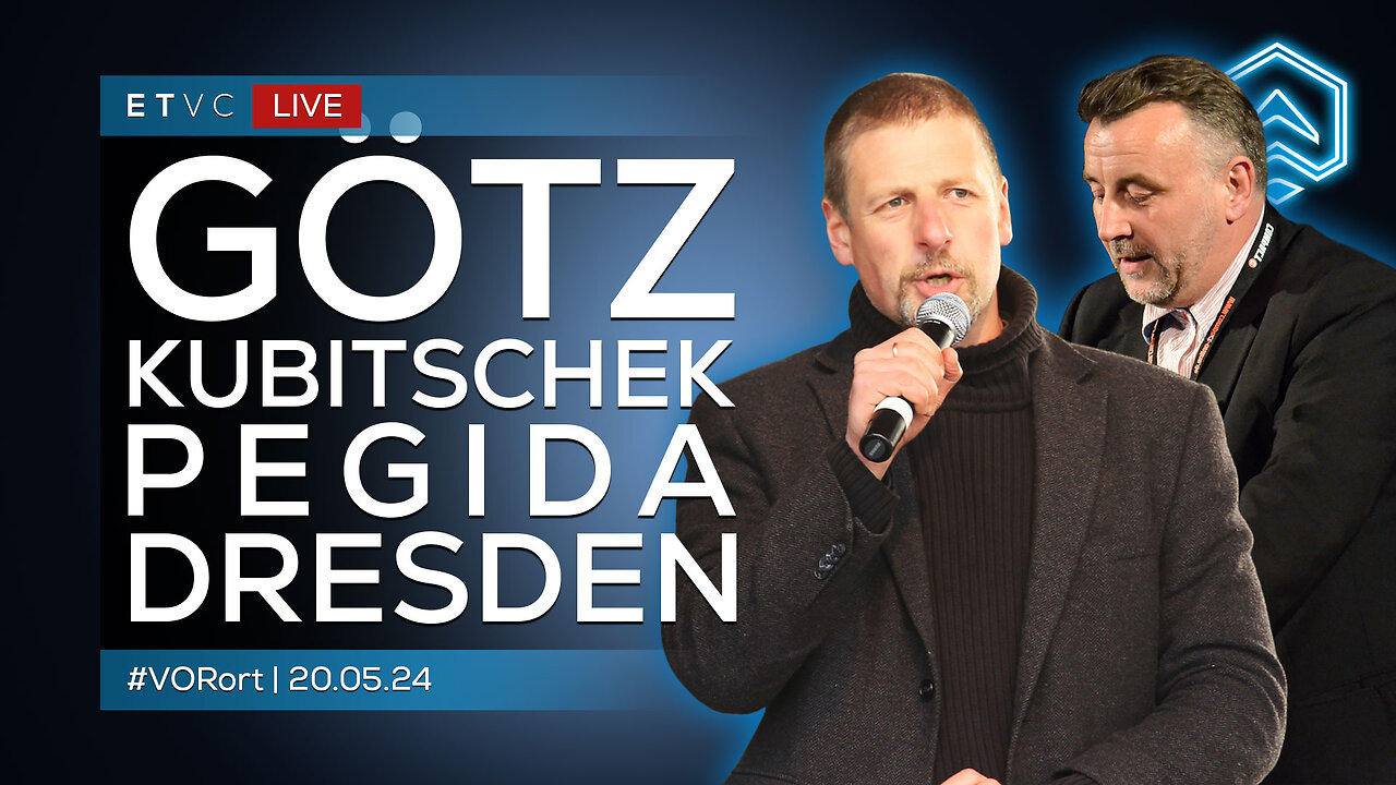 🟥 LIVE | GÖTZ KUBITSCHEK bei PEGIDA Dresden | 20.05.24 | #VORort