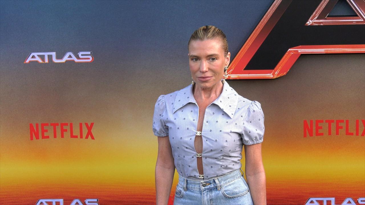Tracy Anderson attends Netflix's 'Atlas' Los Angeles premiere black carpet