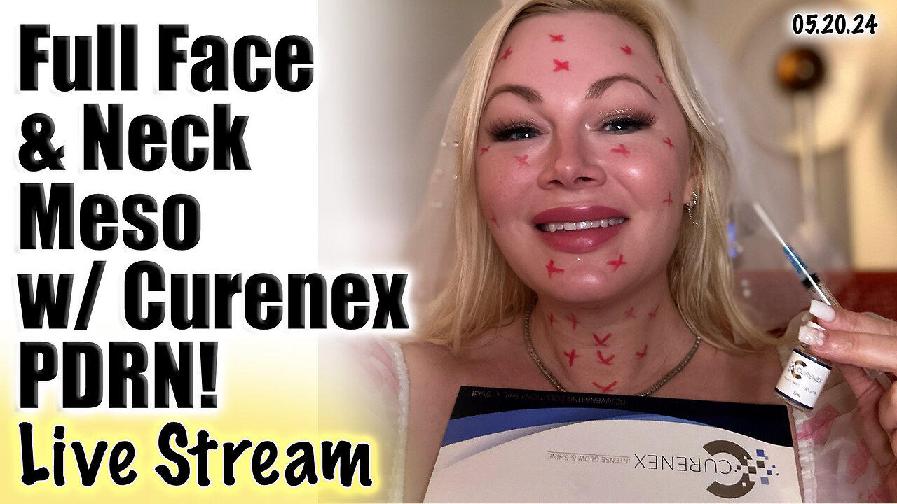 Live Full Face & Neck Curenex Mesotherapy! AceCosm, Code Jessica10 saves you Money