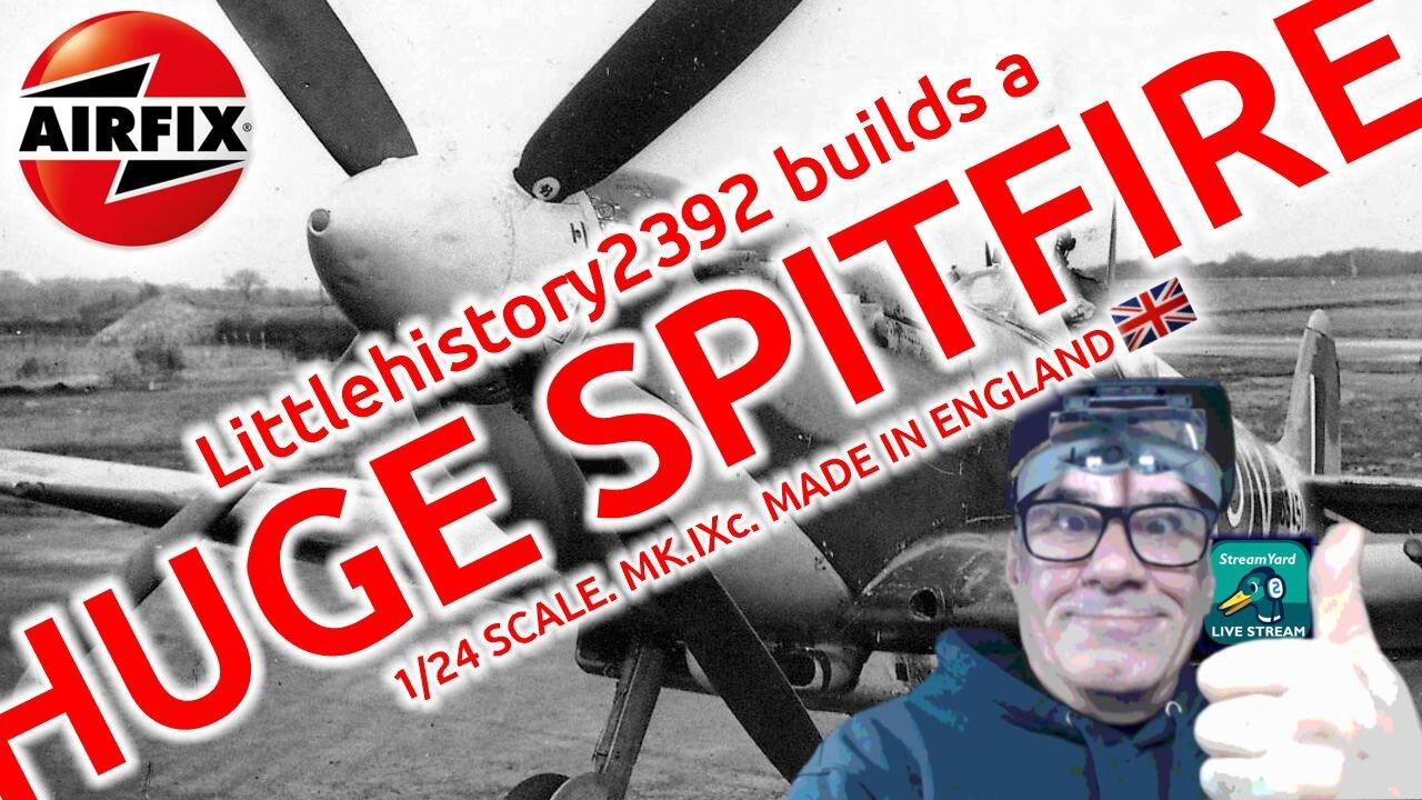 Huge 1/24 scale Airfix Spitfire Mk. IXc. Episode 11 #ww2 #aircraft #amazing #airfix