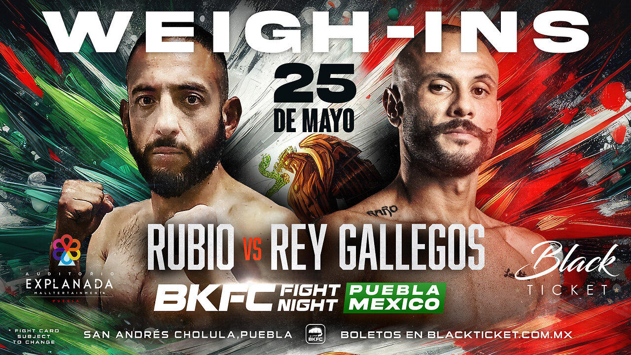 BKFC Fight Night Mexico Weigh-Ins