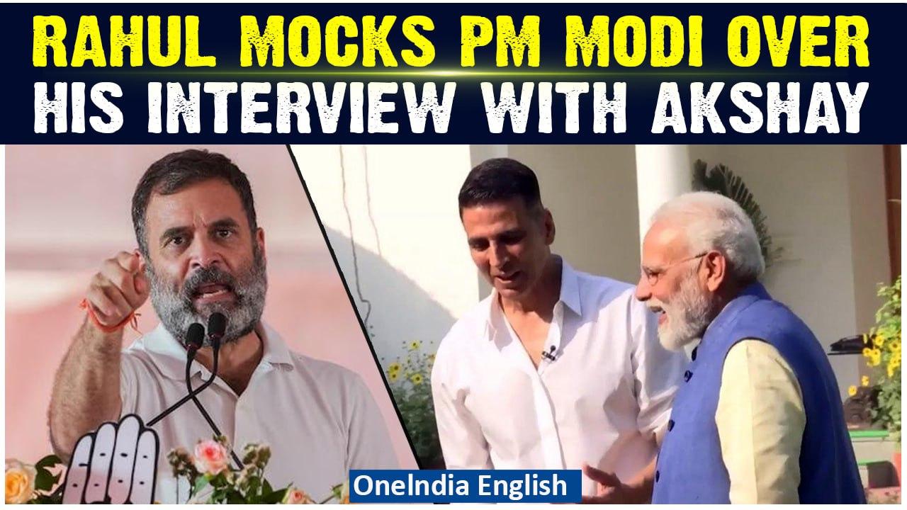 Viral Video: Rahul Gandhi's 'Aam Kaise Khate Ho' Jibe On PM Modi and Akshya Kumar