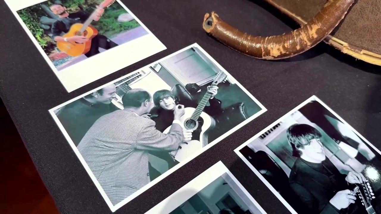 John Lennon, Prince guitars among items at NY auction