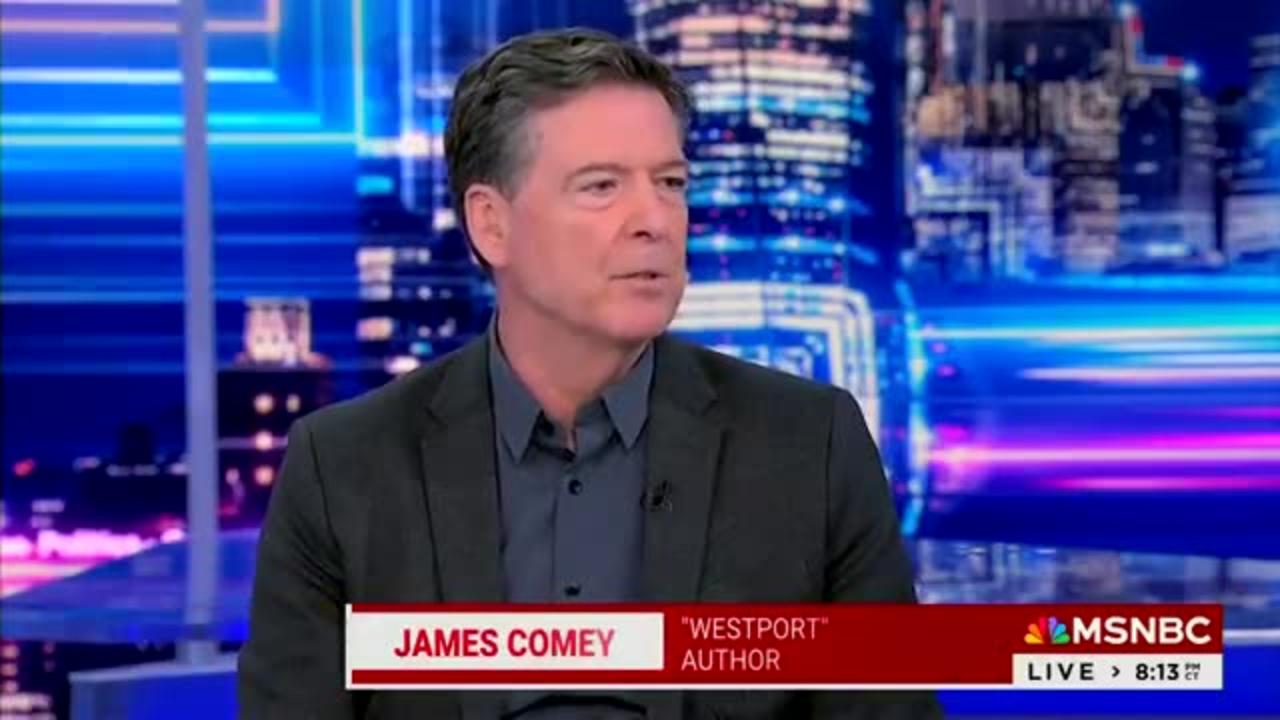 Former FBI Director James Comey is terrified that Donald Trump is “coming