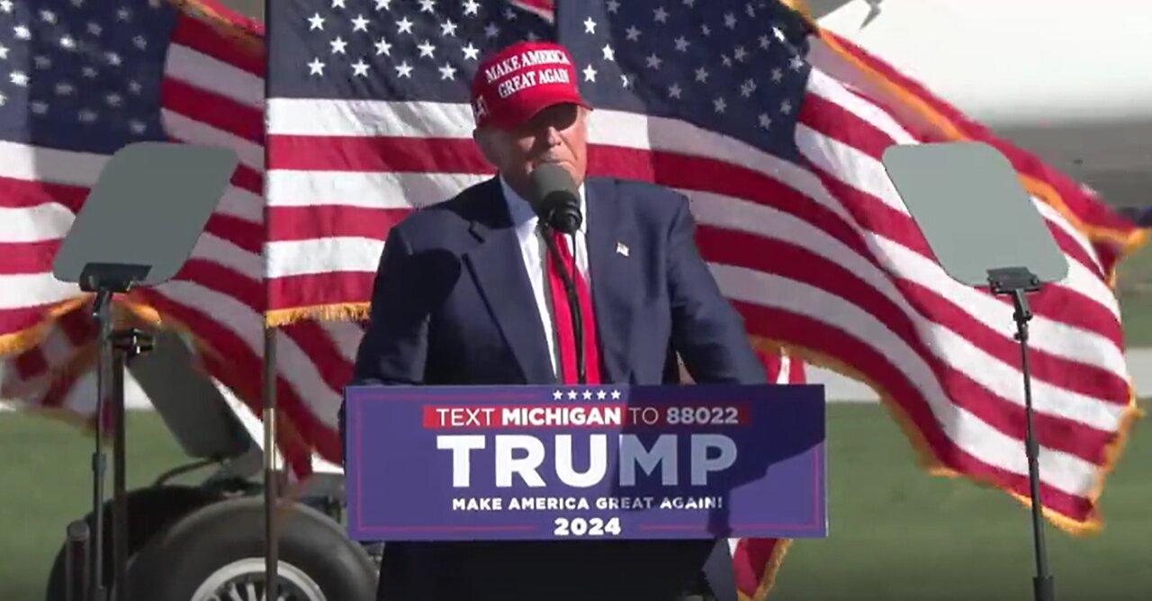 President Donald Trump Freeland, Michigan Rally 5/1/24