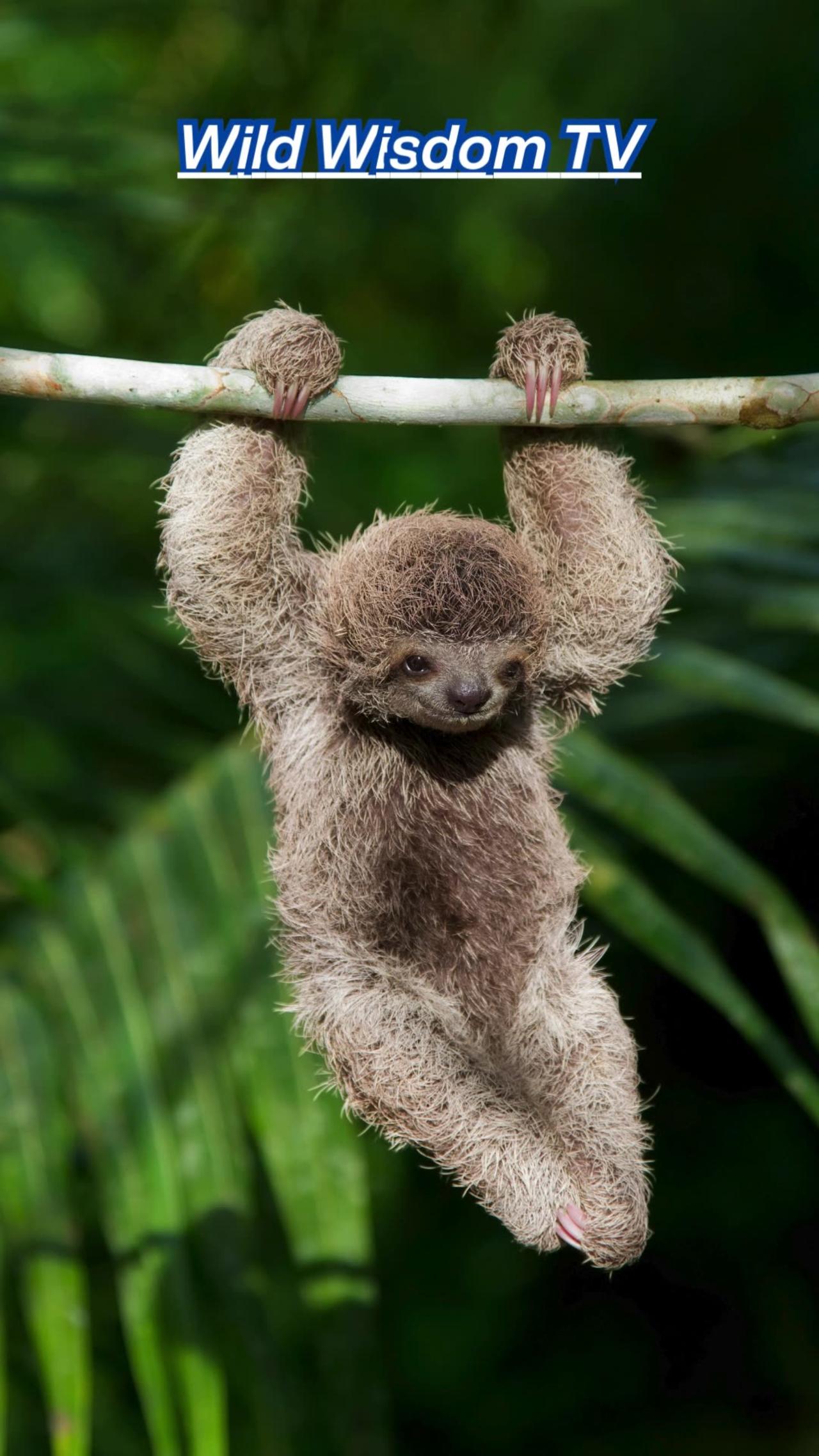 Sloths: Nature's slow and steady wonders #wildlife #animals