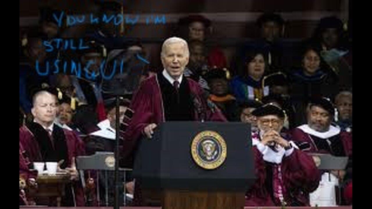 Black Support 4 Biden FALLING: Morehouse Commencement Disaster!