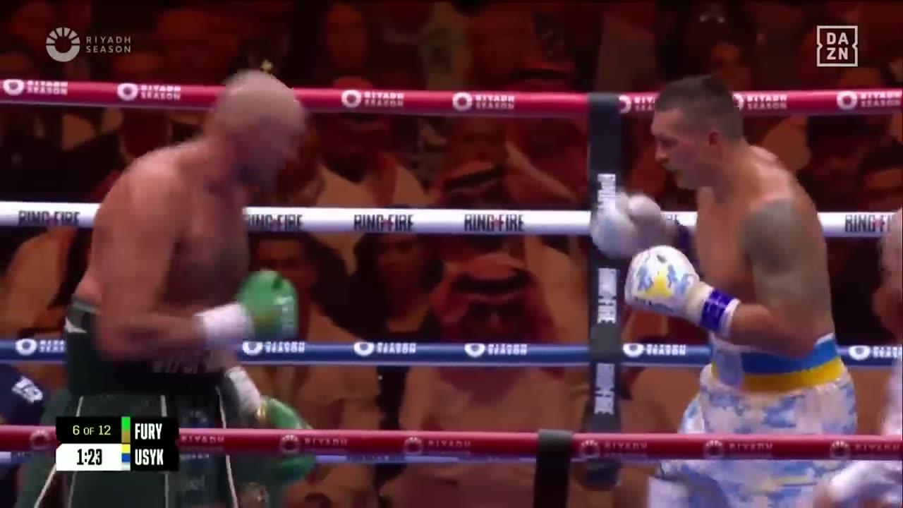 Oleksandr Usy Beats Tyson Fury In Epic Boxing Match