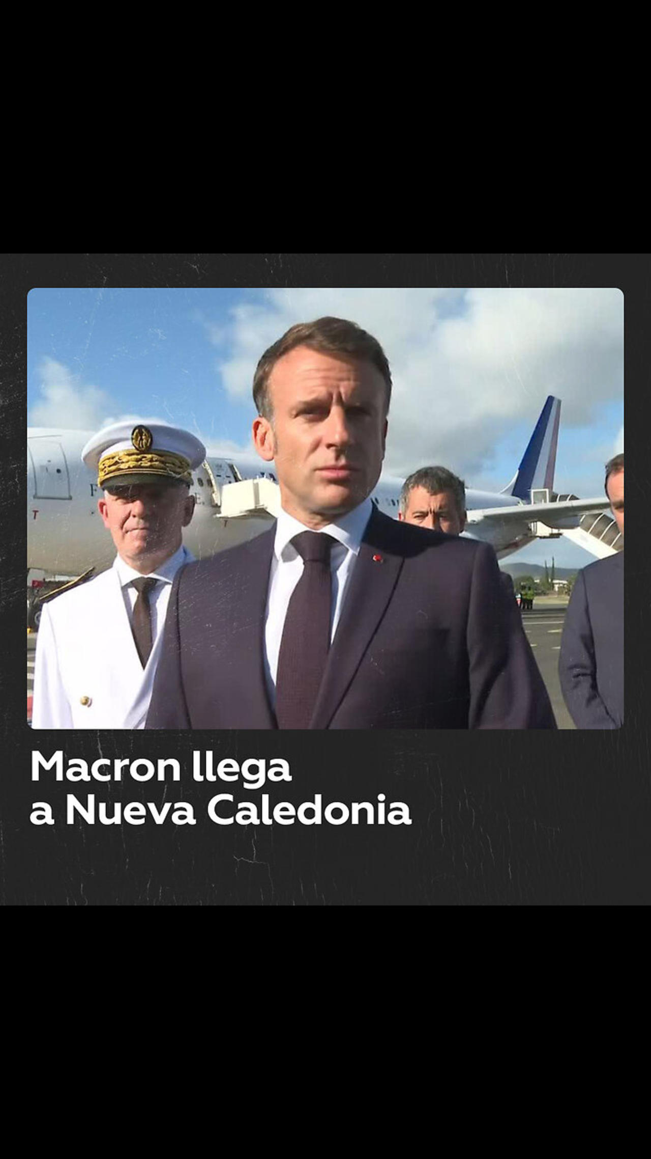 Macron llega a Nueva Caledonia en medio de protestas y disturbios