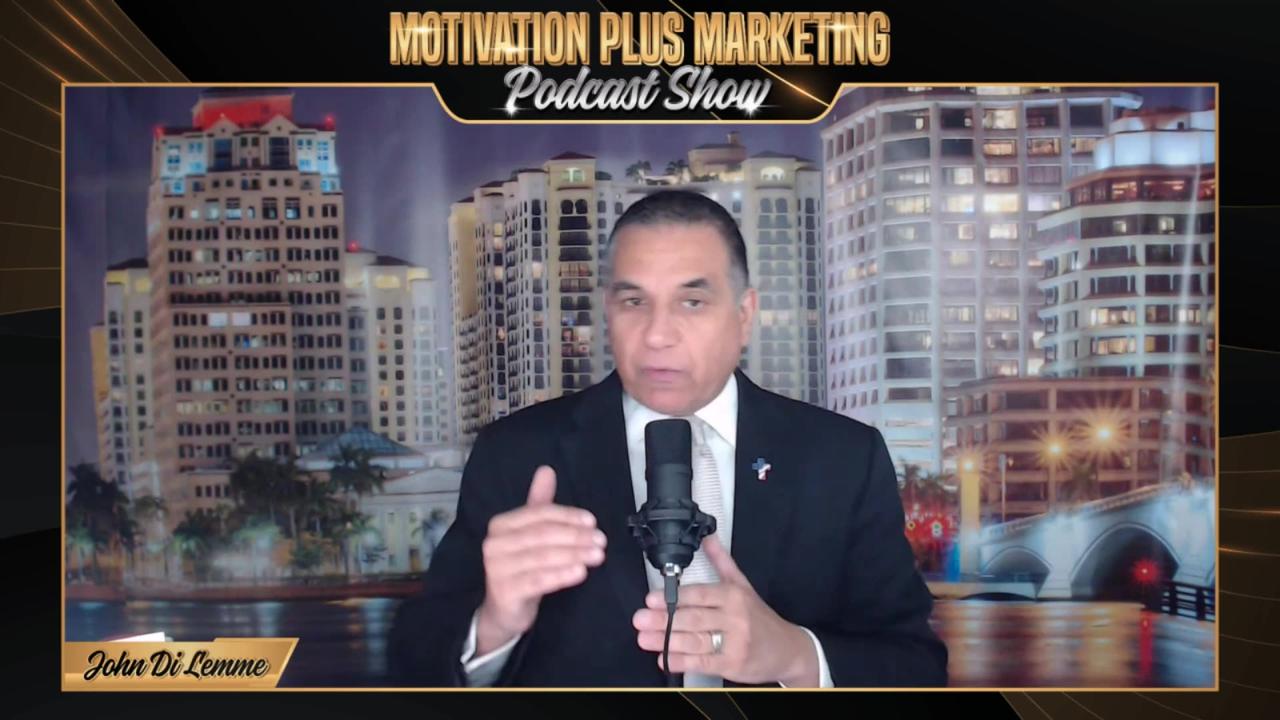 Motivation Plus Marketing Podcast Show 'Conversations w/ Champions' featuring Special Guest Jim Dowd
