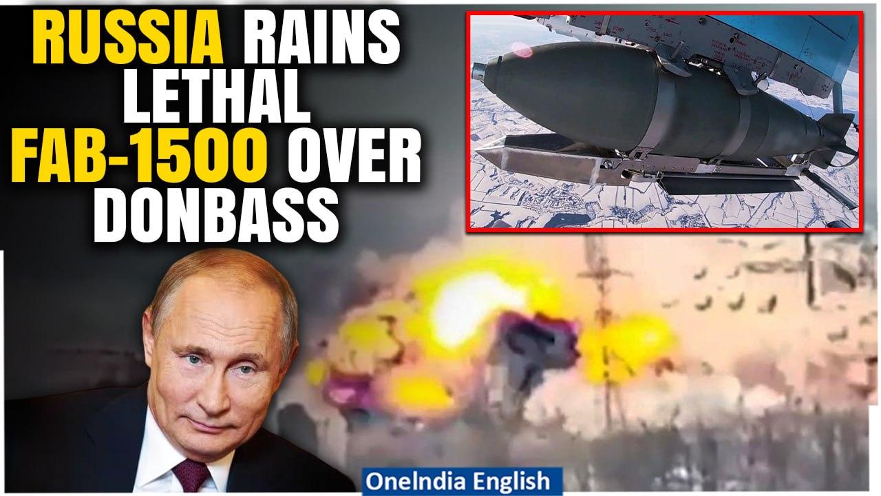 Putin's FAB-1500, 'Cheap but Destructive' Bombs Hammer Major Ukrainian Cities |Russia Releases Video
