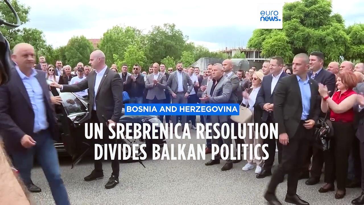 Bosnian Serb leader threatens secession ahead of UN genocide vote