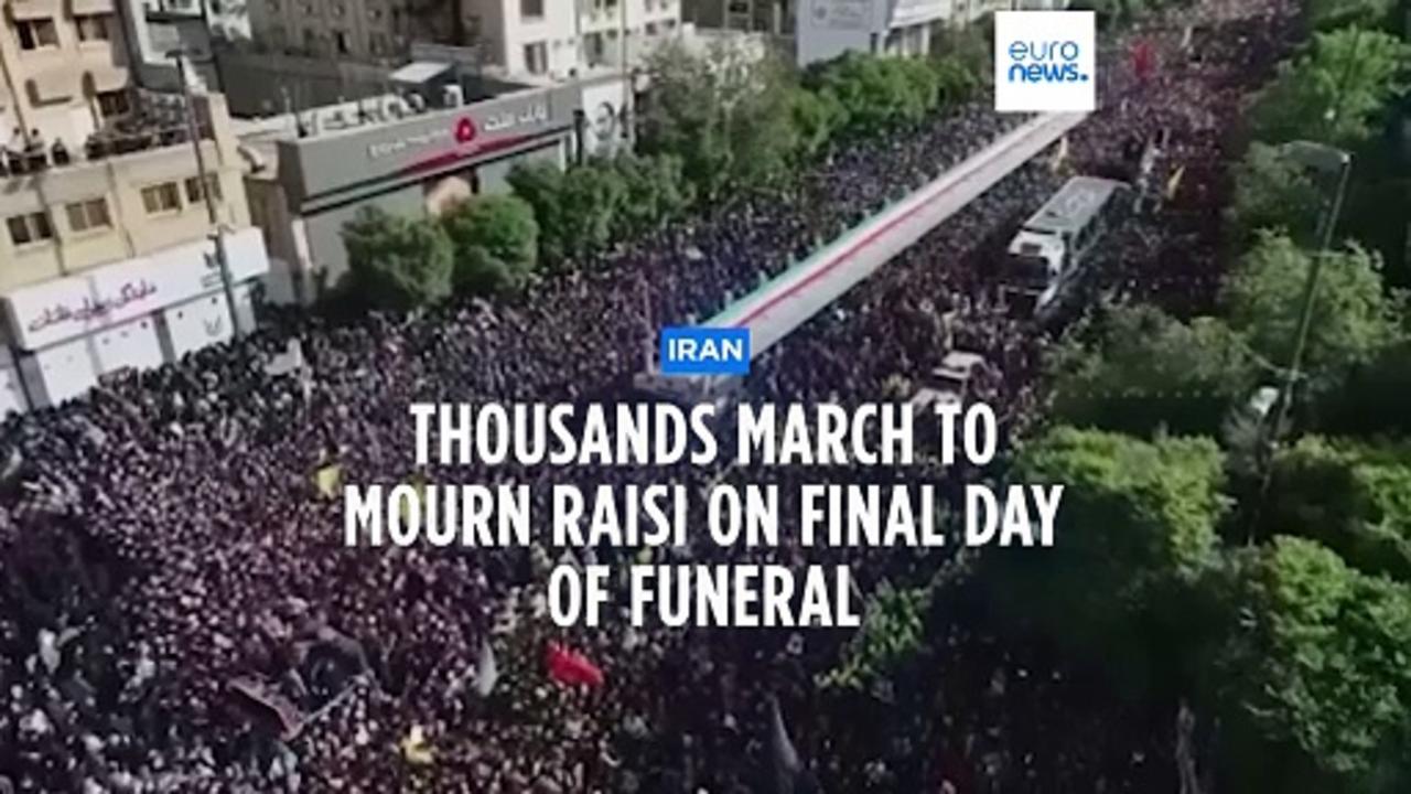 Iranian late president Raisi buried at holiest Shiite site after dying in helicopter crash