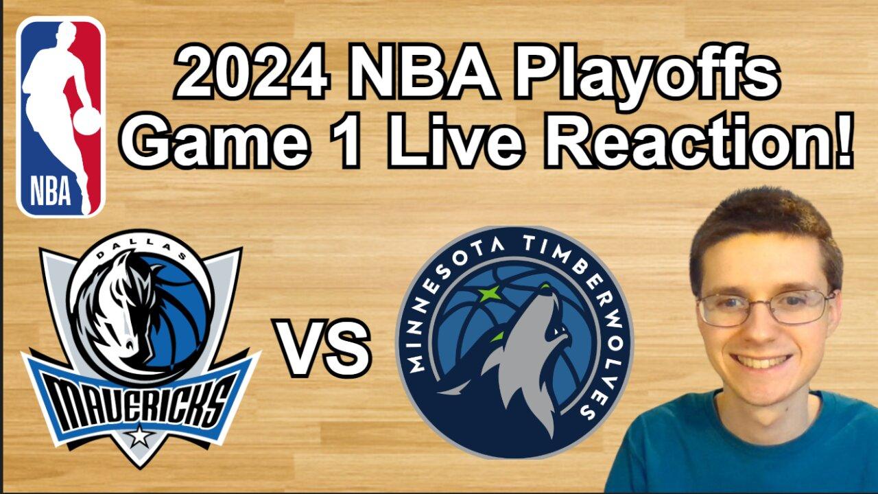 Mavericks vs Timberwolves 2024 NBA Playoffs Game 1 Live Reaction!!! #nba
