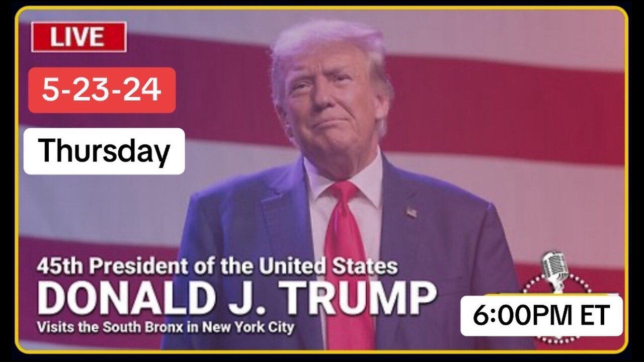 LIVE: President Trump in South Bronx, New York