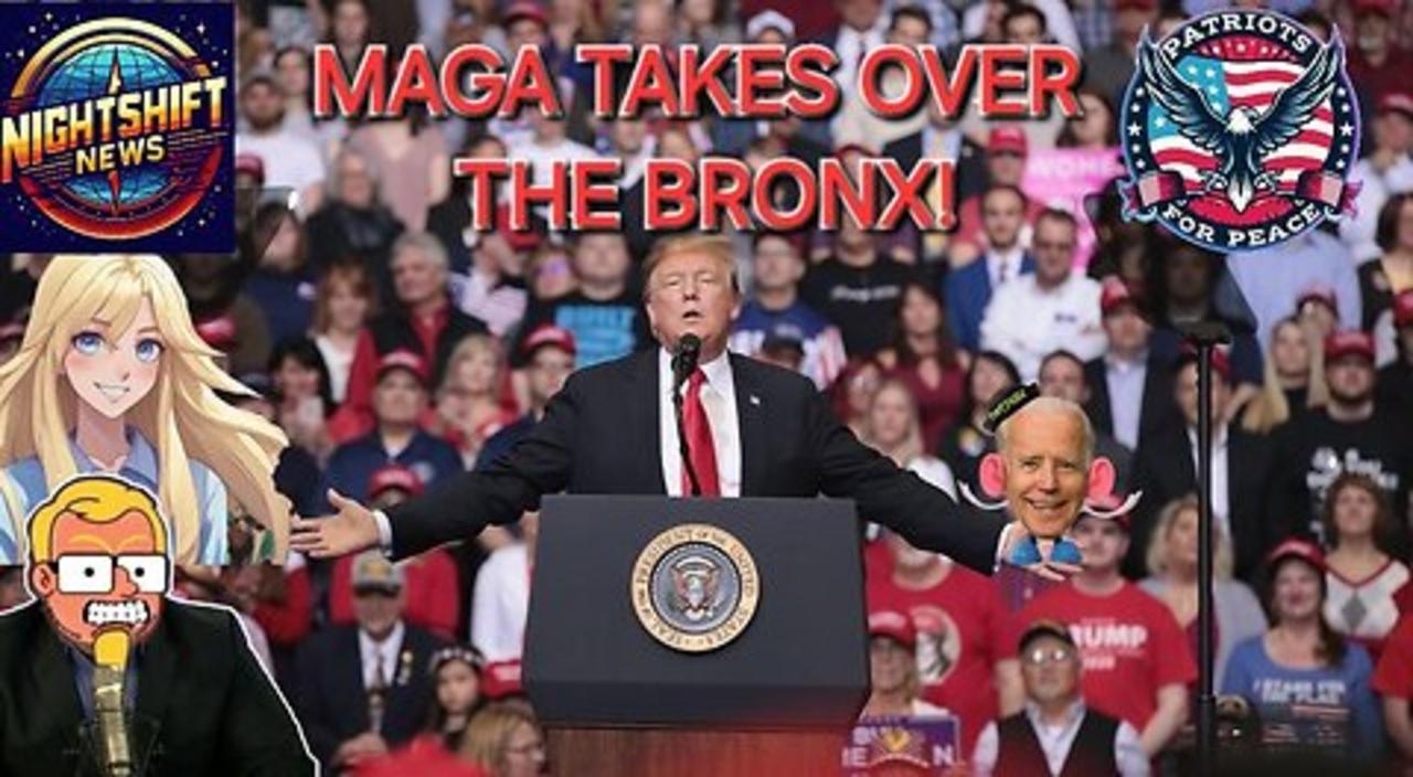 NIGHTSHIFT NEWS SPECIAL:TRUMP IS TAKING THE BRONX BY STORM!